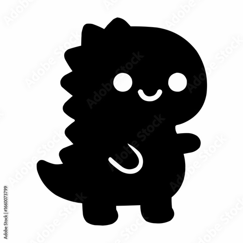 A hilarious pink hippo zombie character with a funny monster design