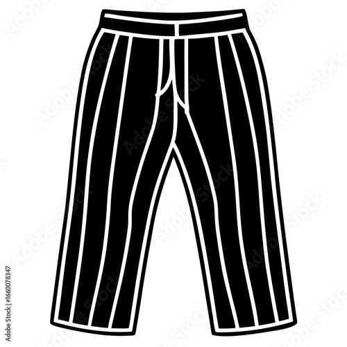 Knitted Trousers Illustration