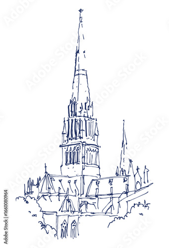 Drawing sketch illustration...