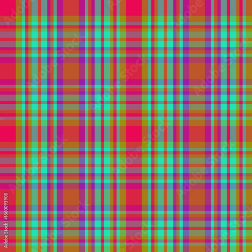 Blue and yellow plaid pattern