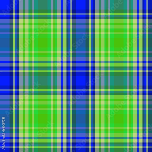 Pink and green plaid pattern