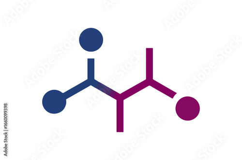 Chemical structure graphic design