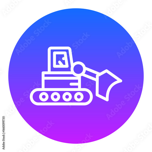 Backhoe Vector Icons