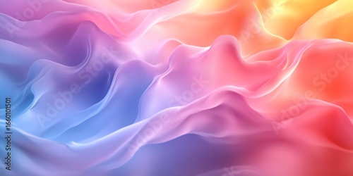 High-resolution shot of a retro gradient with soft pastels and smooth transitions, ideal for vintage, vibrant designs.