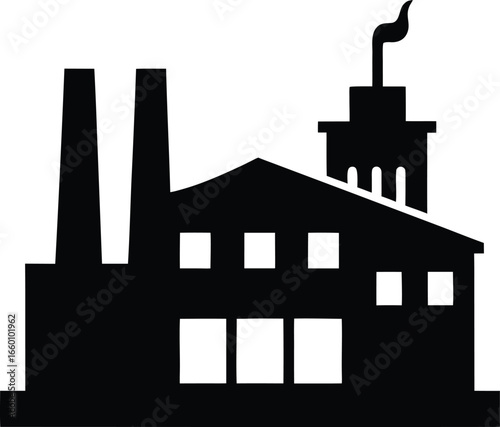 A black and white picture of a house with smoke coming out of it