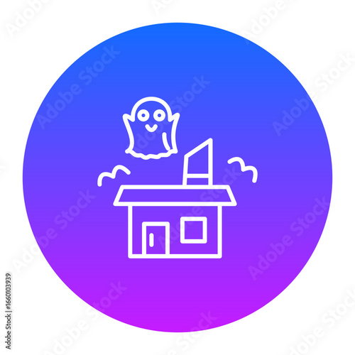 Ghost Castle Vector Icons