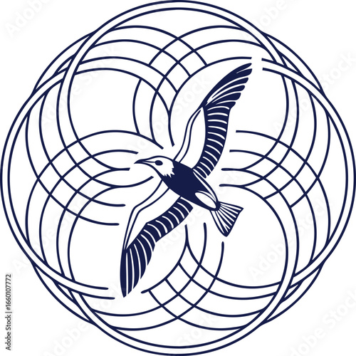 bird web vector illustration