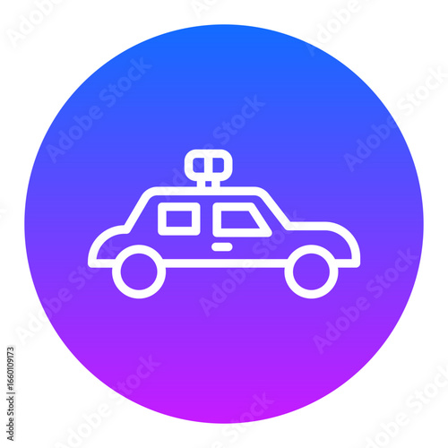 Police Car Vector Icons