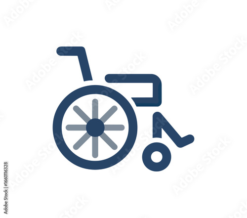 Wheelchair icon illustration accessibility symbol