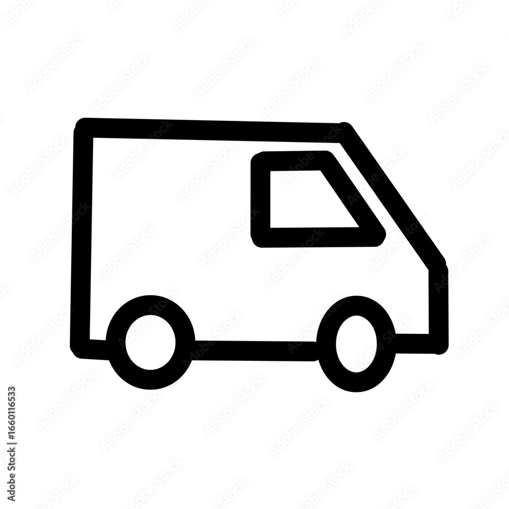 Fototapeta premium truck icon vector illustration