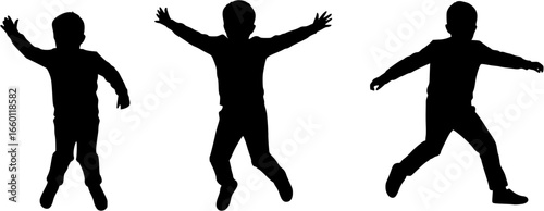 jumping man silhouette
