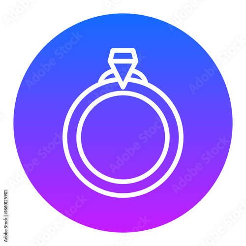 Wedding Ring Vector Icons