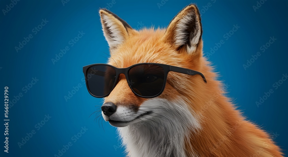 Fototapeta premium close up of a fox