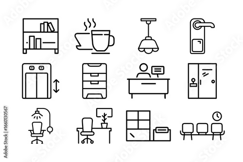 office icons set