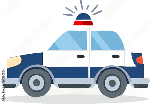 Police Car Icon – Law, Emergency, Patrol, Safety Symbol