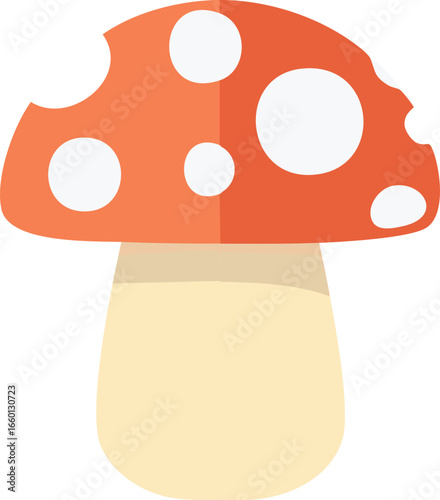 Mushroom Icon – Nature, Food, Ingredient, Fungus Symbol