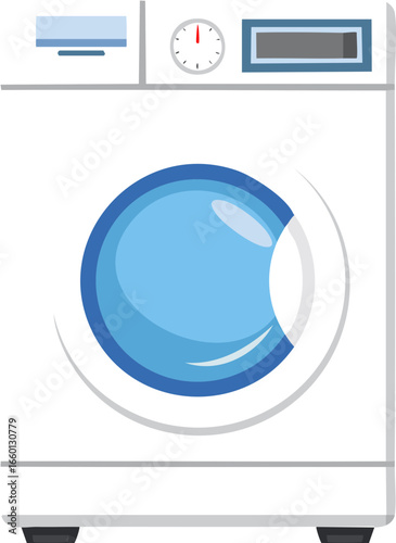 Washing Machine Icon – Laundry, Cleaning, Household Appliance Symbol
