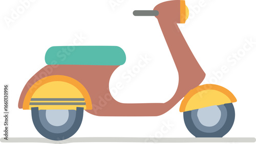 Scooter Icon – Motor Scooter, Urban Transport Symbol