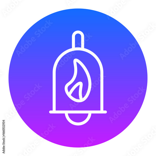 Firefighter Bell Vector Icons