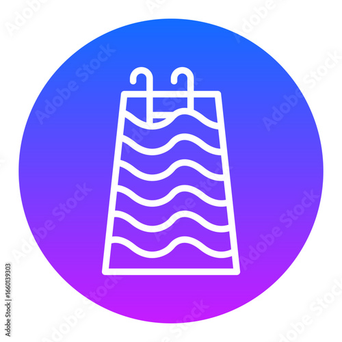Swimming Pool Vector Icons