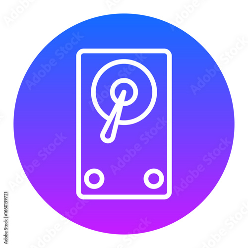 Hard Disk Vector Icons