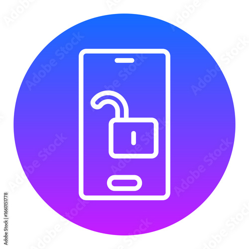 Mobile Unlock Vector Icons