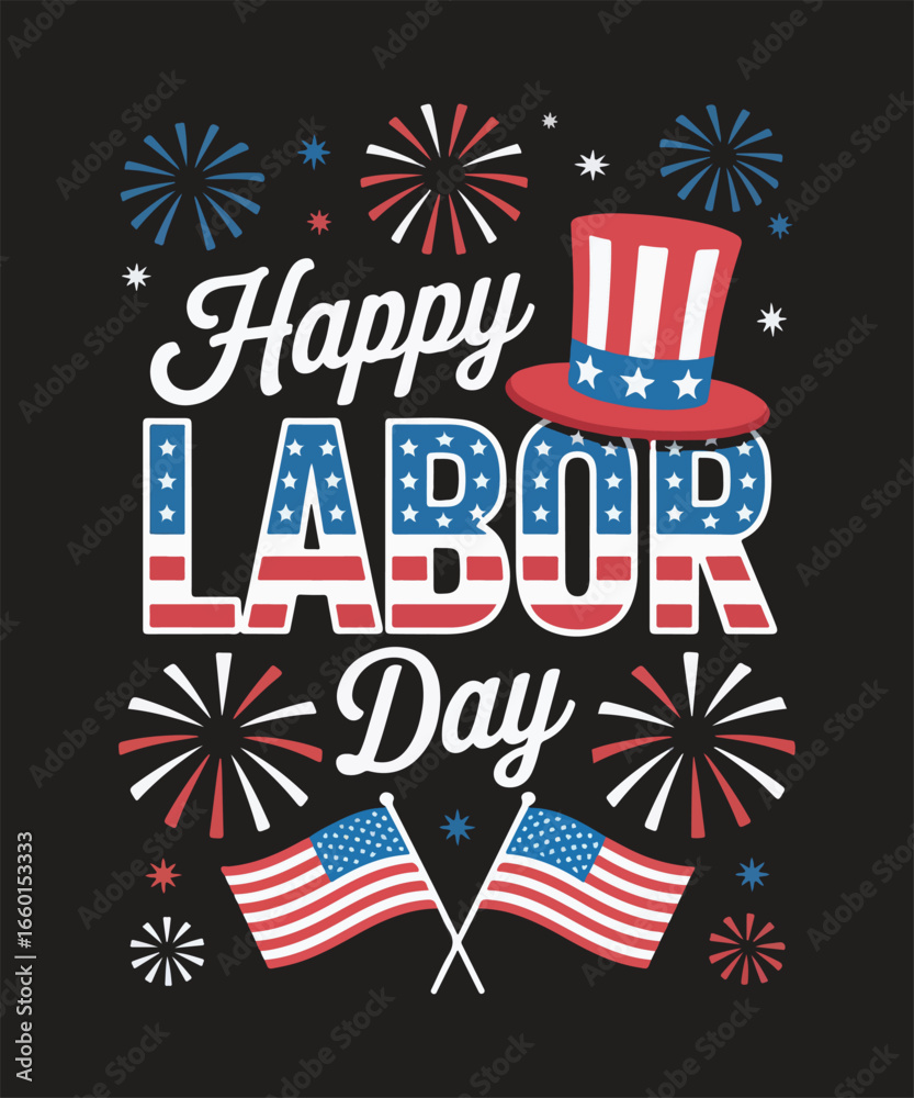 Obraz premium Happy labor day