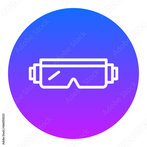 Scientist Glasses Vector Icons