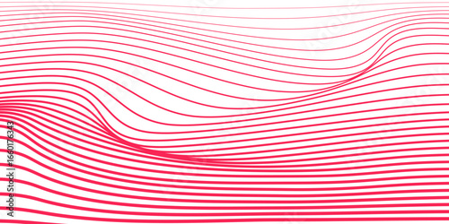 abstract wave line horizontal. modern eps 10
