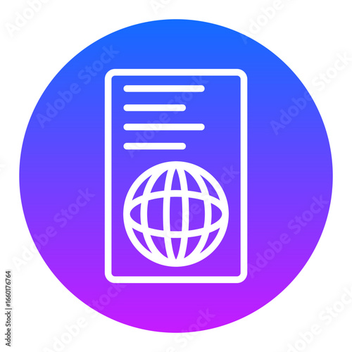 Passport Vector Icons