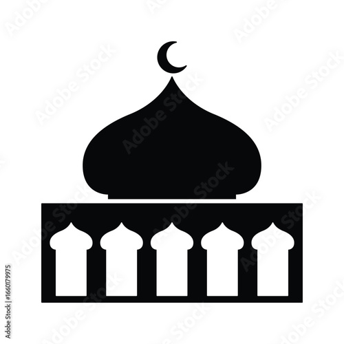 Mosque icon design template