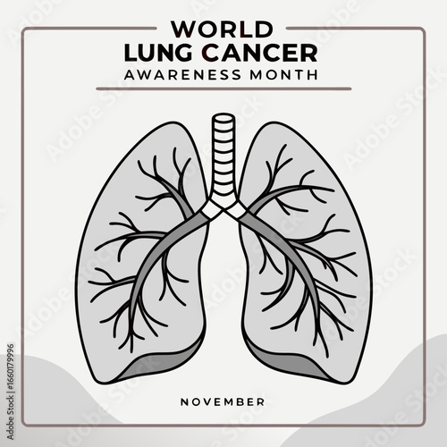 Illustration of human lungs integrated with a global map symbolizing world lung health