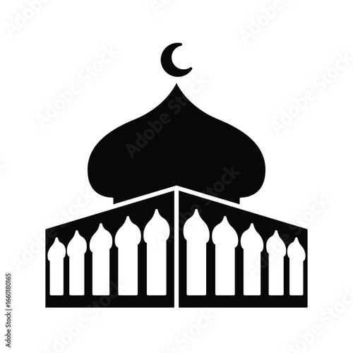 Mosque icon design template