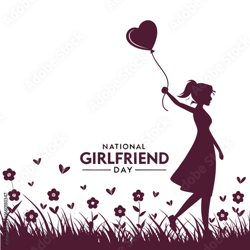 Silhouette graphic celebrating friendship and female connection