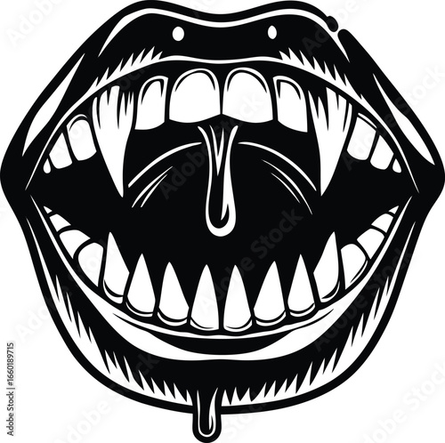 Falmouth drooling vector