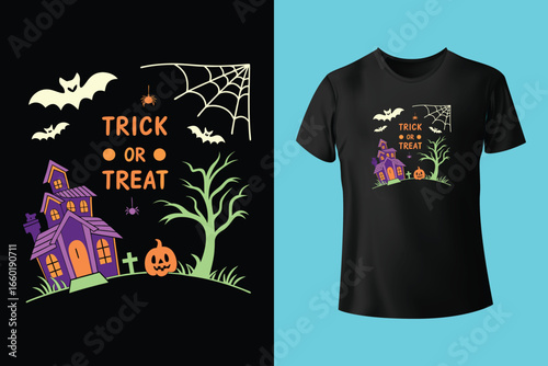 The boo squad - Happy Halloween t-shirt design template