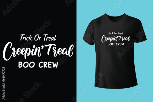 The boo squad - Happy Halloween t-shirt design template