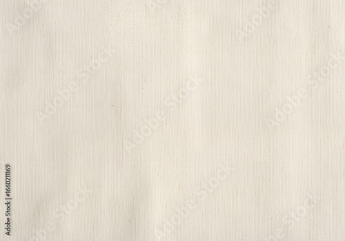Organic Cotton Fabric Texture Background in Off-White