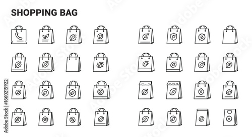 : Shopper, paper, plastic bag, eco packaging, gift and more_transparent.svg