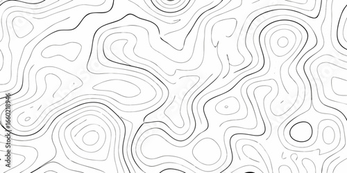 Abstract Topographic Map Design