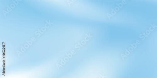 Aesthetic clear blue sky set. Summer season blue pastel colored vertical vector banner. Blurred sky gradient background. Simple soft light modern best