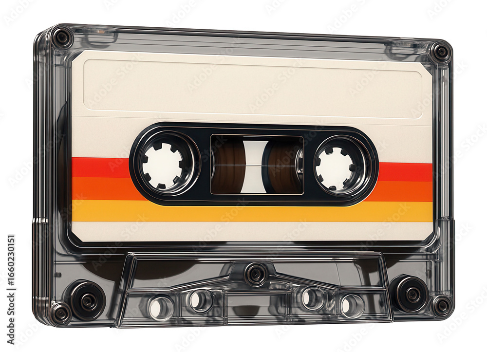 Naklejka premium Vintage cassette tape.