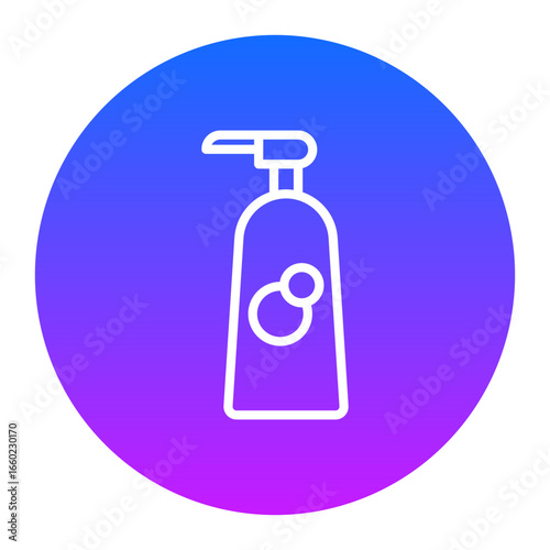 Shampoo Hair Vector Icons