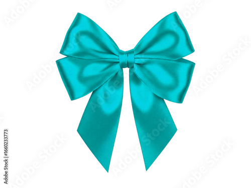 Bow isolated on transparent background.