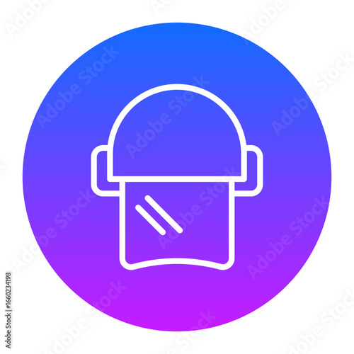 Police Helmet Vector Icons