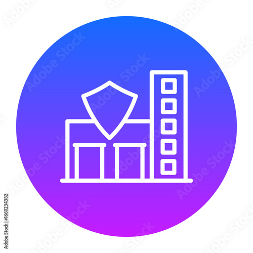 Police Station Vector Icons