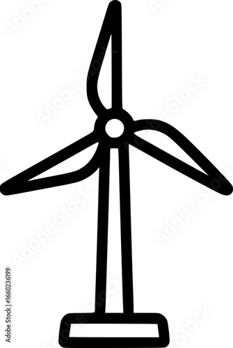 Wind Turbine Icon