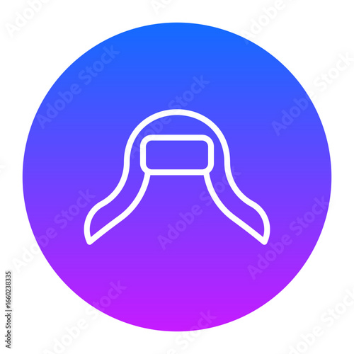 Earflaps Vector Icons