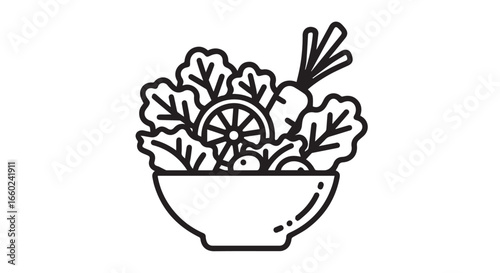 Colorful collection of fresh vegetables and produce