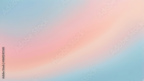 Soft Pastel Gradient Background with Smooth Blend of Pink, Peach, and Light Blue in Minimal Abstract Design